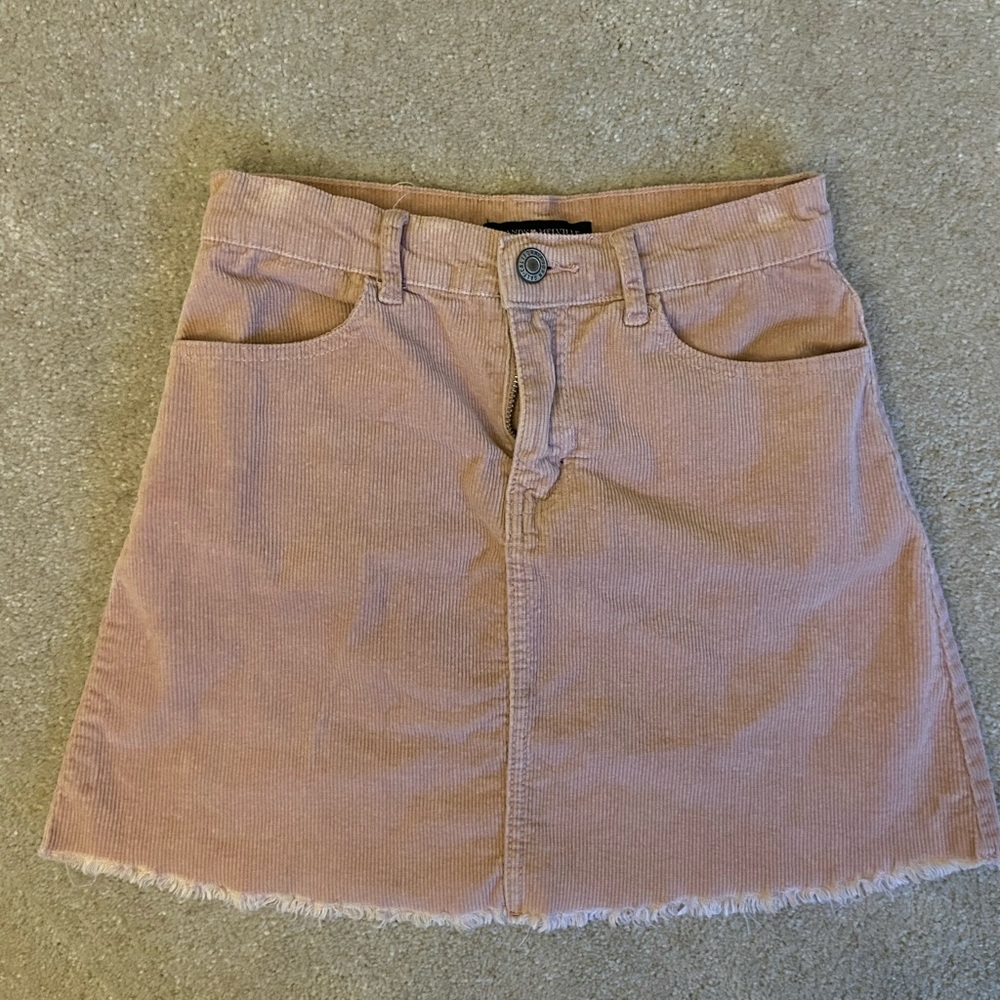 Brandy Melville Skirts | Light Pink Corduroy Skirt